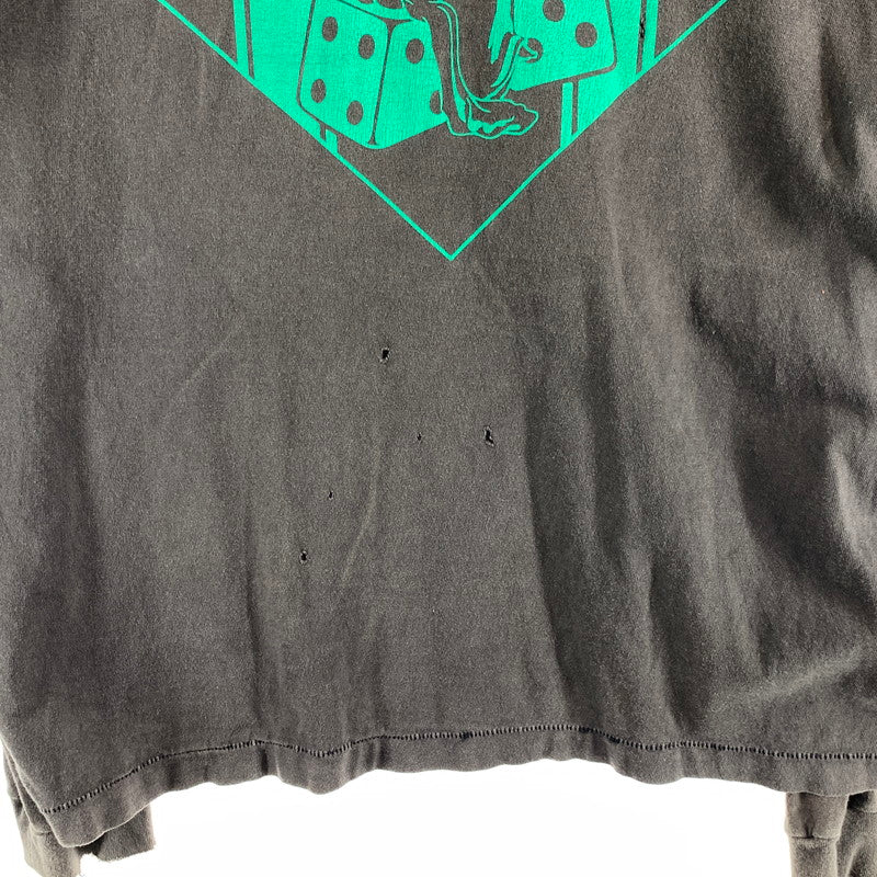 【中古品】【メンズ】 SAINT MICHAEL SM-A22-0000-058 SA LS TEE SAINT ROOM 141-260815-gm-10-fuzh サイズ：L カラー：ブラック 万代Net店