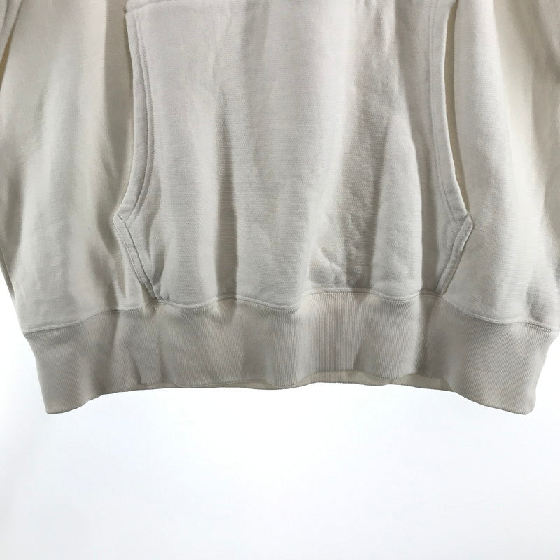 【中古品】【メンズ】 STUSSY ステューシー PULLOVER PARKA プルオーバー パーカー トップス 長袖 古着 142-260819-mh-01-fuzh サイズ：L カラー：ホワイト 万代Net店