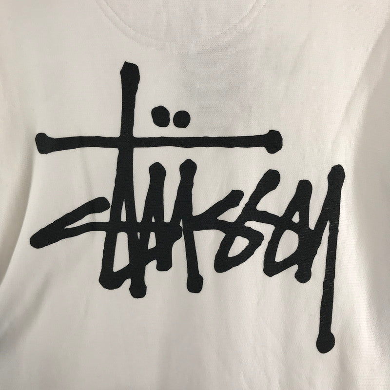 【中古品】【メンズ】 STUSSY ステューシー PULLOVER PARKA プルオーバー パーカー トップス 長袖 古着 142-260819-mh-01-fuzh サイズ：L カラー：ホワイト 万代Net店