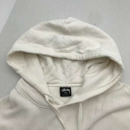 【中古品】【メンズ】 STUSSY ステューシー PULLOVER PARKA プルオーバー パーカー トップス 長袖 古着 142-260819-mh-01-fuzh サイズ：L カラー：ホワイト 万代Net店