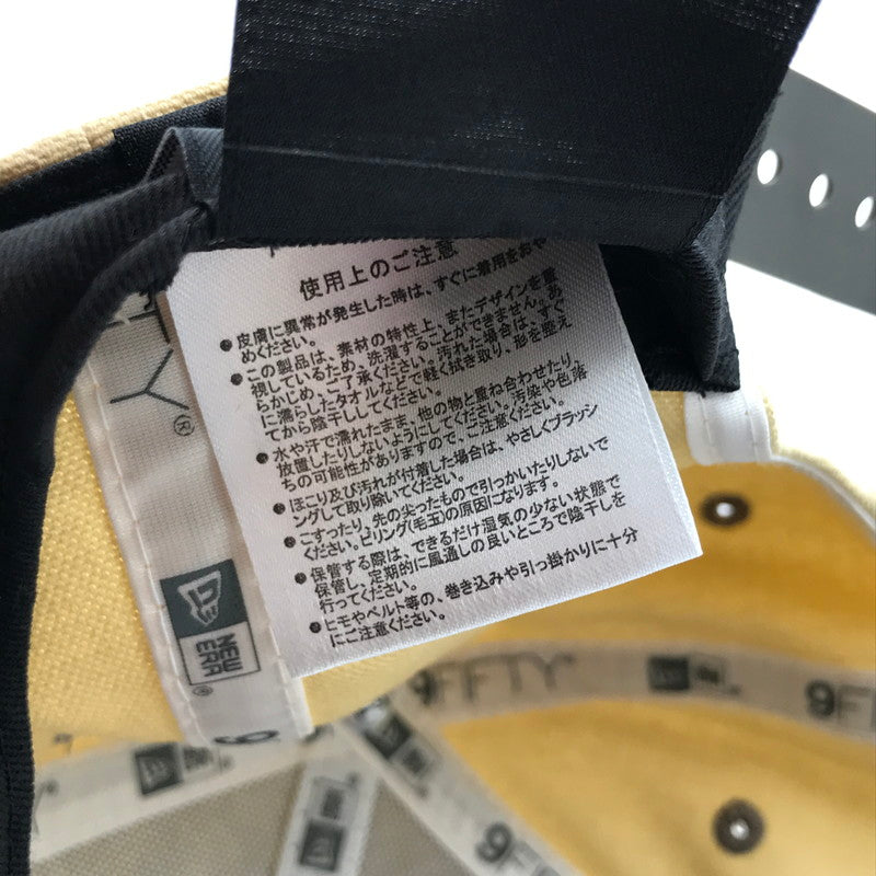 【中古品】【メンズ】 NEWERA ニューエラ 9FIFTY NY CAP ニューヨーク ヤンキース 帽子 キャップ M/L 185-260817-mh-04-fuzh サイズ：M/L カラー：ベージュ 万代Net店