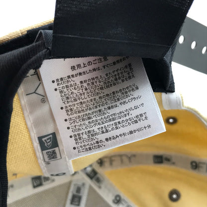【中古品】【メンズ】 NEWERA ニューエラ 9FIFTY NY CAP ニューヨーク ヤンキース 帽子 キャップ M/L 185-260817-mh-04-fuzh サイズ：M/L カラー：ベージュ 万代Net店