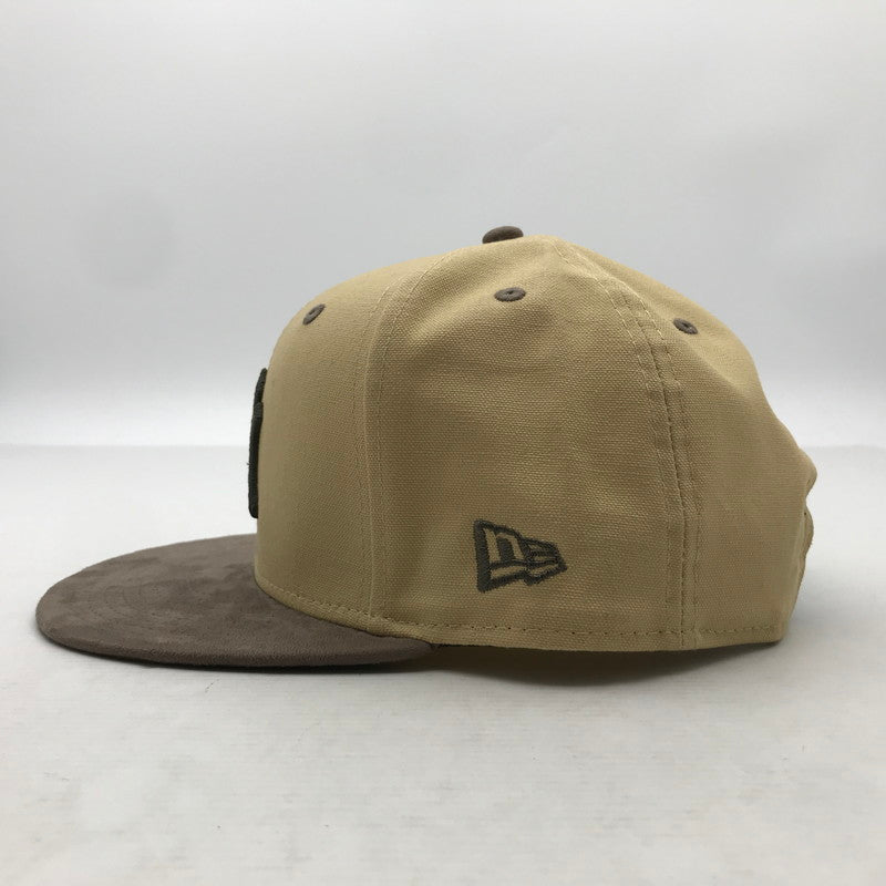 【中古品】【メンズ】 NEWERA ニューエラ 9FIFTY NY CAP ニューヨーク ヤンキース 帽子 キャップ M/L 185-260817-mh-04-fuzh サイズ：M/L カラー：ベージュ 万代Net店