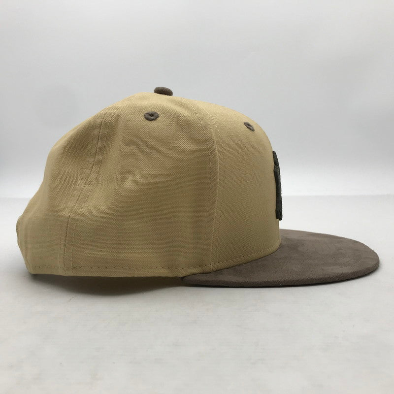 【中古品】【メンズ】 NEWERA ニューエラ 9FIFTY NY CAP ニューヨーク ヤンキース 帽子 キャップ M/L 185-260817-mh-04-fuzh サイズ：M/L カラー：ベージュ 万代Net店