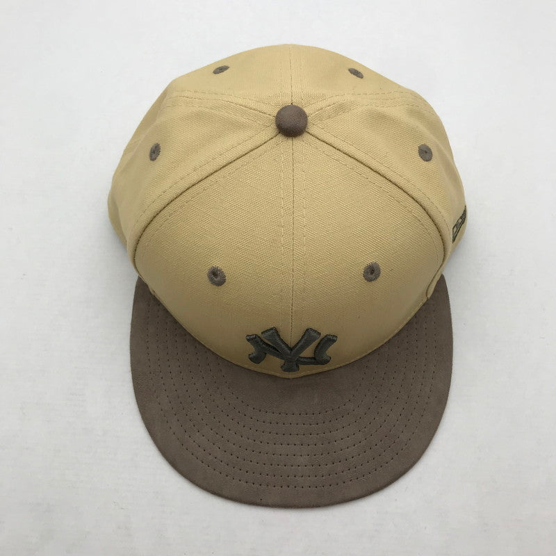 【中古品】【メンズ】 NEWERA ニューエラ 9FIFTY NY CAP ニューヨーク ヤンキース 帽子 キャップ M/L 185-260817-mh-04-fuzh サイズ：M/L カラー：ベージュ 万代Net店