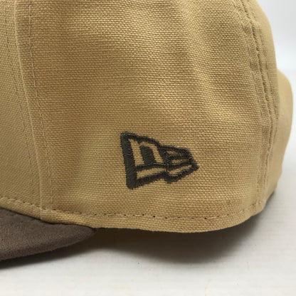 【中古品】【メンズ】 NEWERA ニューエラ 9FIFTY NY CAP ニューヨーク ヤンキース 帽子 キャップ M/L 185-260817-mh-04-fuzh サイズ：M/L カラー：ベージュ 万代Net店