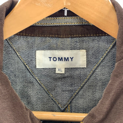 【中古品】【メンズ】 TOMMY HILFIGER トミーヒルフィガー カバーオール デニム アウター ジャケット ブランド 古着 147-260921-gm-19-fuzh サイズ：XL カラー：インディゴ 万代Net店