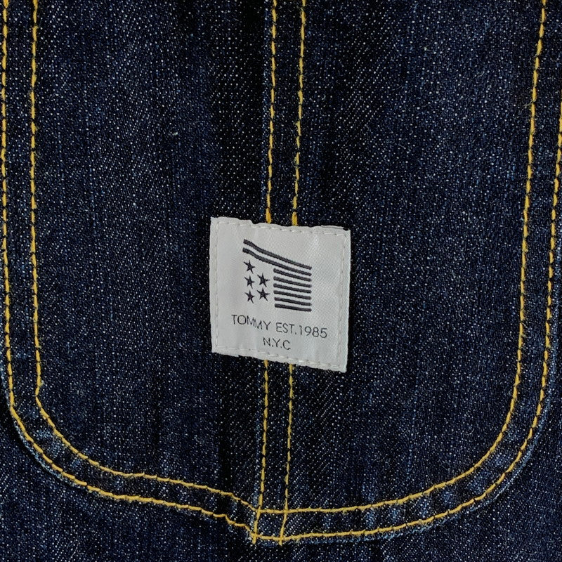 【中古品】【メンズ】 TOMMY HILFIGER トミーヒルフィガー カバーオール デニム アウター ジャケット ブランド 古着 147-260921-gm-19-fuzh サイズ：XL カラー：インディゴ 万代Net店