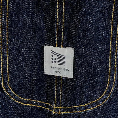 【中古品】【メンズ】 TOMMY HILFIGER トミーヒルフィガー カバーオール デニム アウター ジャケット ブランド 古着 147-260921-gm-19-fuzh サイズ：XL カラー：インディゴ 万代Net店