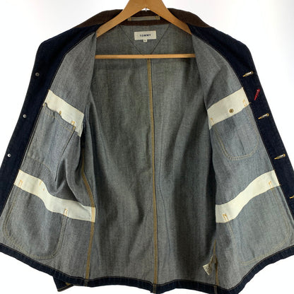 【中古品】【メンズ】 TOMMY HILFIGER トミーヒルフィガー カバーオール デニム アウター ジャケット ブランド 古着 147-260921-gm-19-fuzh サイズ：XL カラー：インディゴ 万代Net店