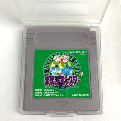 【中古品】 GB ポケットモンスター緑 外箱傷み 023-260818-MO-12-fuzh 万代Net店