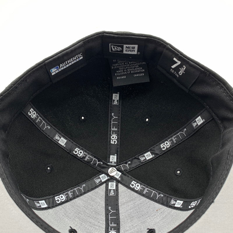 【中古品】【メンズ】 NEW ERA 59FIFTY CAP 帽子 ニューエラ キャップ 185-260923-gm-44-fuzh サイズ：58.7cm カラー：ブラック 万代Net店