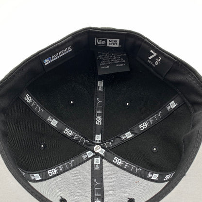 【中古品】【メンズ】 NEW ERA 59FIFTY CAP 帽子 ニューエラ キャップ 185-260923-gm-44-fuzh サイズ：58.7cm カラー：ブラック 万代Net店