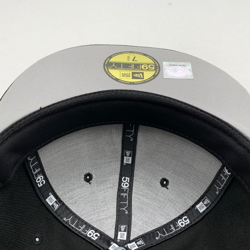 【中古品】【メンズ】 NEW ERA 59FIFTY CAP 帽子 ニューエラ キャップ 185-260923-gm-44-fuzh サイズ：58.7cm カラー：ブラック 万代Net店
