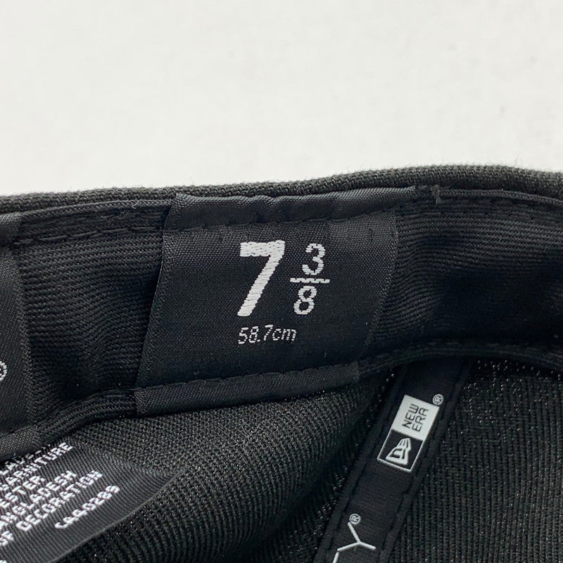 【中古品】【メンズ】 NEW ERA 59FIFTY CAP 帽子 ニューエラ キャップ 185-260923-gm-44-fuzh サイズ：58.7cm カラー：ブラック 万代Net店