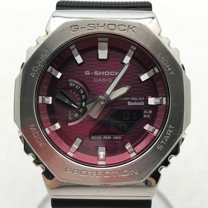 【中古品】【メンズ】 G-SHOCK ジーショック GBM2100 メタルベゼル タフソーラー 時計 腕時計 196-260817-mh-03-fuzh カラー：フェイス パープル 万代Net店