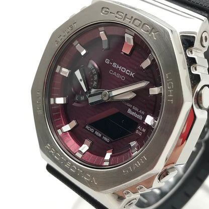 【中古品】【メンズ】 G-SHOCK ジーショック GBM2100 メタルベゼル タフソーラー 時計 腕時計 196-260817-mh-03-fuzh カラー：フェイス パープル 万代Net店