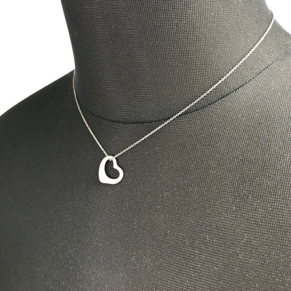 【中古品】【レディース】 TIFFANY＆CO ティファニー オープンハートペンダント SILVER 182-260820-ky-08-fuzh 万代Net店