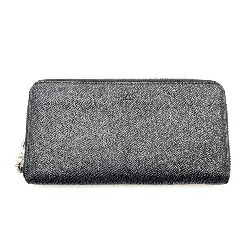 【中古品】【メンズ】 COACH コーチ F58107 長財布 財布 ウォレット 181-260926-gm-31-fuzh カラー：ブラック 万代Net店