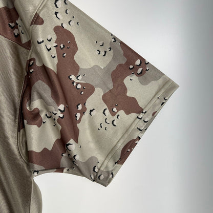 【中古品】【メンズ】 HUF ハフ KN00591 CAMO FOOTBALL JERSEY カモ フットボール ジャージ カモ柄 142-260818-ny-03-fuzh サイズ：L カラー：ベージュ 万代Net店