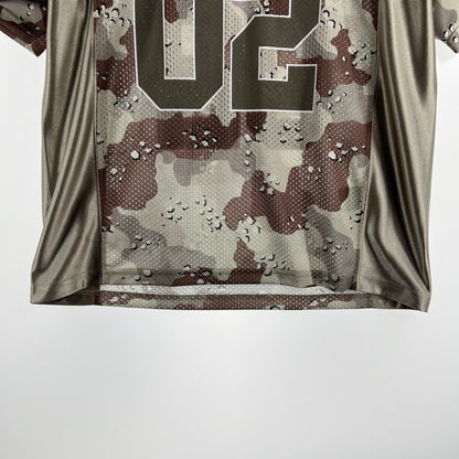 【中古品】【メンズ】 HUF ハフ KN00591 CAMO FOOTBALL JERSEY カモ フットボール ジャージ カモ柄 142-260818-ny-03-fuzh サイズ：L カラー：ベージュ 万代Net店
