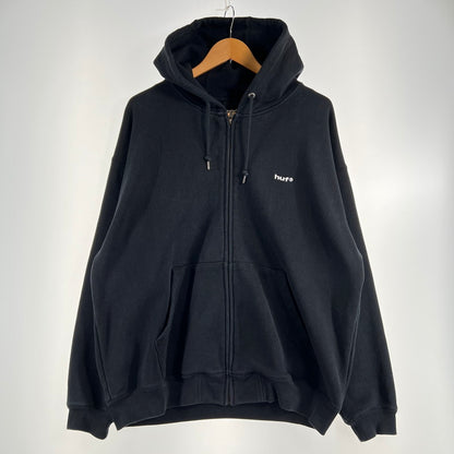 【中古品】【メンズ】 HUF ハフ EIGHTYNINE FULL ZIP HOODIE エイティナイン フル ジップ フーディ 142-260818-ny-04-fuzh サイズ：XL カラー：ブラック 万代Net店