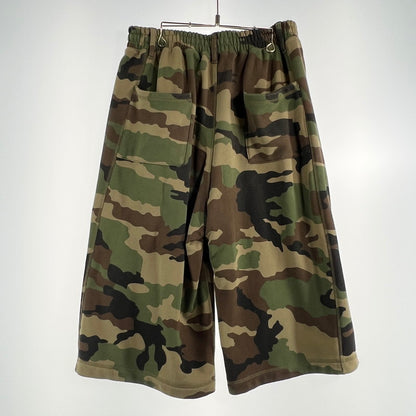 【中古品】【メンズ】 HUF ハフ BERMUDA FLEECE SHORT ハーフ ワイドパンツ スウェット カモ柄 153-260818-ny-06-fuzh サイズ：XL カラー：グリーン 万代Net店