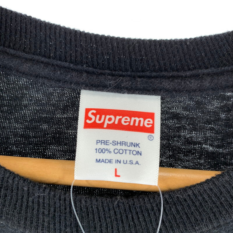 【中古品】【メンズ】 SUPREME×THE CROW S.S TEE シュプリーム ×ザ・クロウ ショートスリーブTシャツ カラーBLACK SIZE:L 21FW 149-260818-ky-01-fuzh 万代Net店