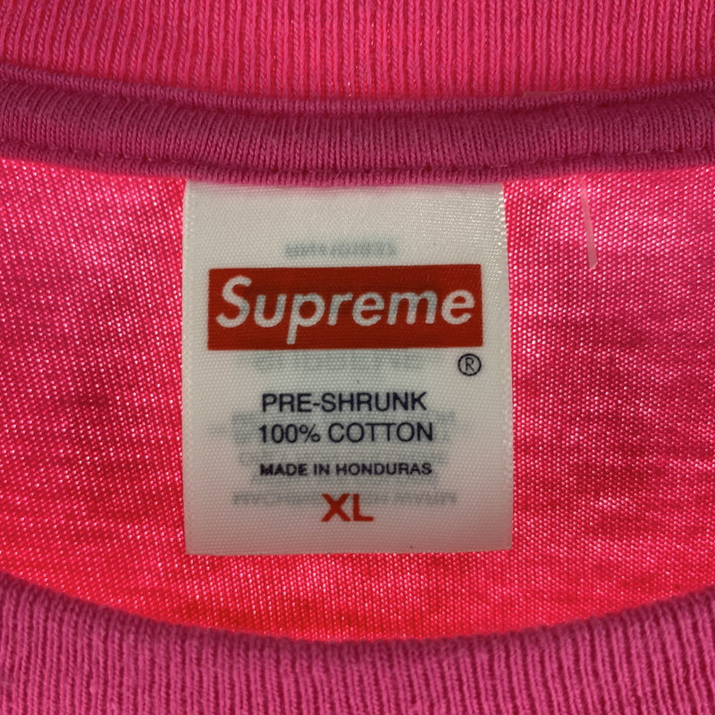 【中古品】【メンズ】 SUPREME シュプリーム WING GRAPHIC S.S TEE ウィンググラフィックTシャツ カラーPINK SIZE:XL 149-260818-ky-02-fuzh 万代Net店