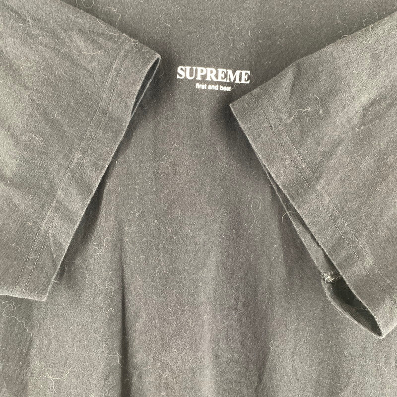 【中古品】【メンズ】 SUPREME シュプリーム FIRST AND BEST S.S TEE Tシャツ カラーBLACK SIZE:M 18AW 149-260818-ky-03-fuzh 万代Net店