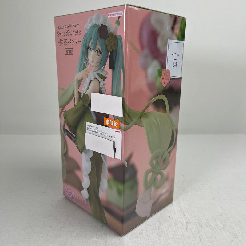 【中古美品】 未開封 フリュー Exc∞d Creative Figure SweetSweets-抹茶パフェ- 初音ミク フィギュア 054-260929-io-62-fuzh 万代Net店