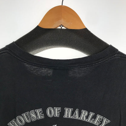 【中古品】【メンズ】 HARLEY DAVIDSON ハーレーダビッドソン 00S SS TEE USA製 半袖 トップス Tシャツ 古着 145-260817-mh-07-fuzh サイズ：XXL カラー：ブラック 万代Net店