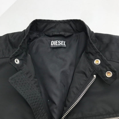 【中古品】【メンズ】 DIESEL ディーゼル 00SKL8 J-GLORY JACKET ナイロン ライダース ジャケット アウター ブルゾン 古着 141-260817-mh-06-fuzh サイズ：M カラー：ブラック 万代Net店