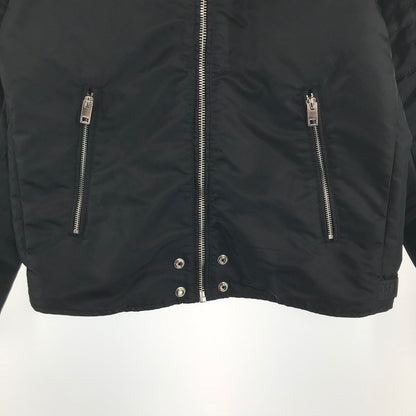 【中古品】【メンズ】 DIESEL ディーゼル 00SKL8 J-GLORY JACKET ナイロン ライダース ジャケット アウター ブルゾン 古着 141-260817-mh-06-fuzh サイズ：M カラー：ブラック 万代Net店
