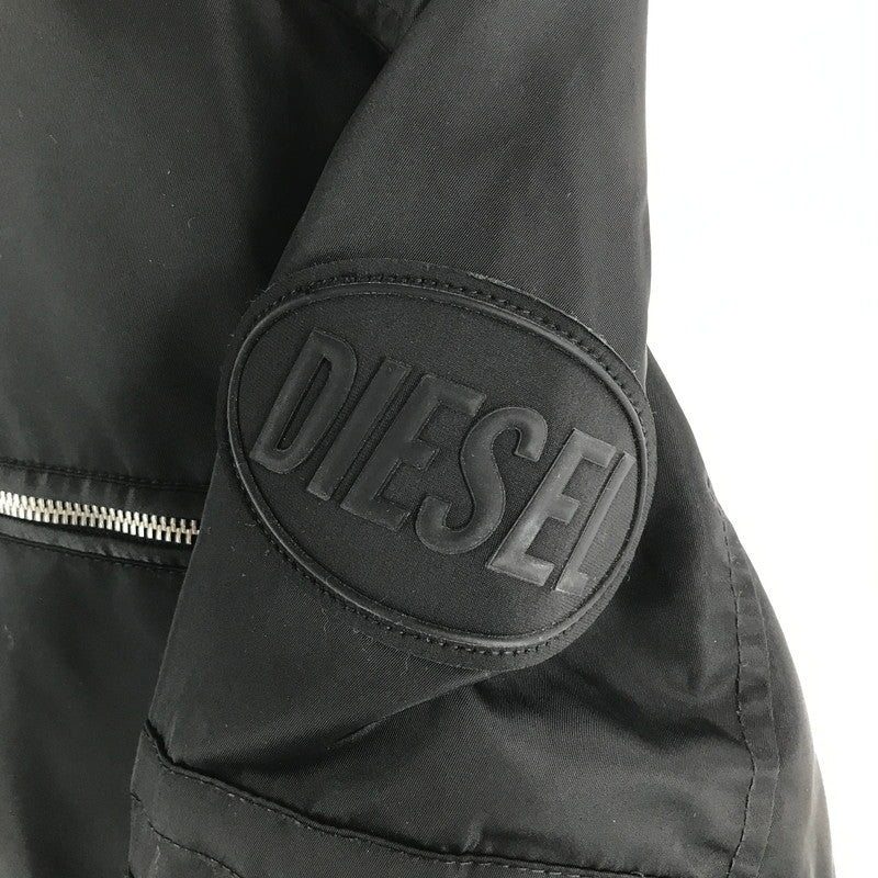 【中古品】【メンズ】 DIESEL ディーゼル 00SKL8 J-GLORY JACKET ナイロン ライダース ジャケット アウター ブルゾン 古着 141-260817-mh-06-fuzh サイズ：M カラー：ブラック 万代Net店