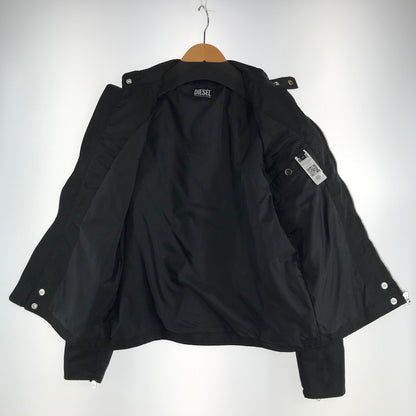 【中古品】【メンズ】 DIESEL ディーゼル 00SKL8 J-GLORY JACKET ナイロン ライダース ジャケット アウター ブルゾン 古着 141-260817-mh-06-fuzh サイズ：M カラー：ブラック 万代Net店