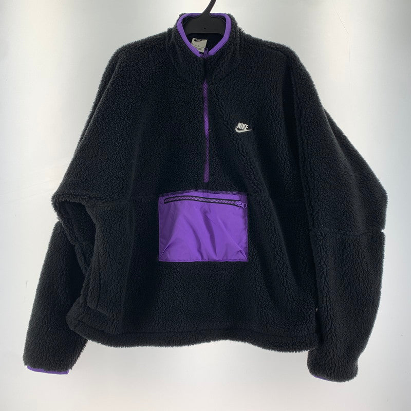 【中古品】【メンズ】 NIKE ナイキ DQ4881-010 ウィンターアノラックハーフジップ 上着 アウター BLACK.PURPLE/SIZE:L ※使用感あり 148-260919-io-39-fuzh カラー：ブラックパープル 万代Net店