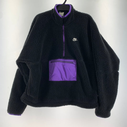 【中古品】【メンズ】 NIKE ナイキ DQ4881-010 ウィンターアノラックハーフジップ 上着 アウター BLACK.PURPLE/SIZE:L ※使用感あり 148-260919-io-39-fuzh カラー：ブラックパープル 万代Net店
