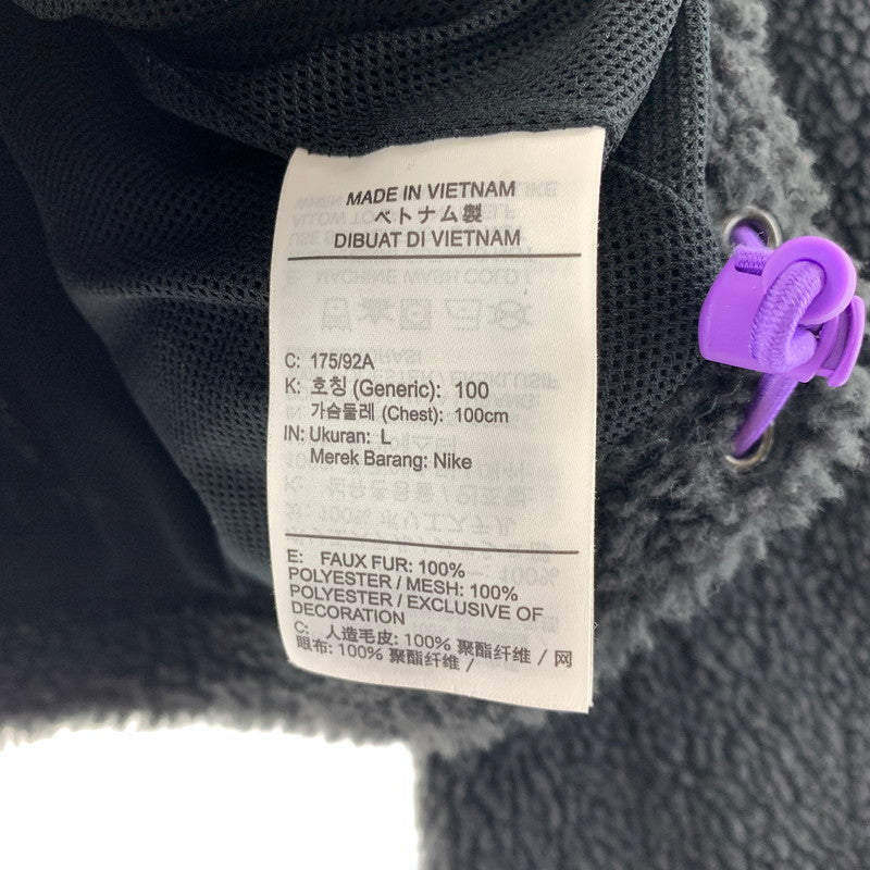 【中古品】【メンズ】 NIKE ナイキ DQ4881-010 ウィンターアノラックハーフジップ 上着 アウター BLACK.PURPLE/SIZE:L ※使用感あり 148-260919-io-39-fuzh カラー：ブラックパープル 万代Net店