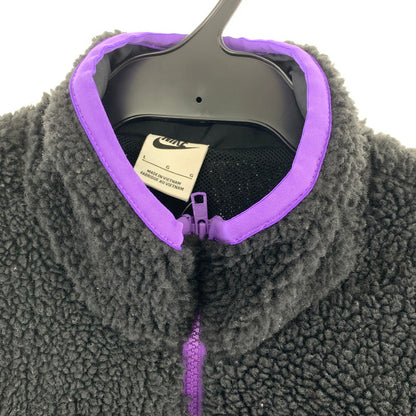 【中古品】【メンズ】 NIKE ナイキ DQ4881-010 ウィンターアノラックハーフジップ 上着 アウター BLACK.PURPLE/SIZE:L ※使用感あり 148-260919-io-39-fuzh カラー：ブラックパープル 万代Net店