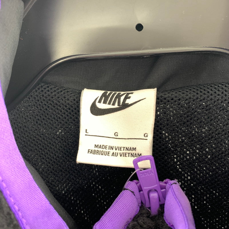 【中古品】【メンズ】 NIKE ナイキ DQ4881-010 ウィンターアノラックハーフジップ 上着 アウター BLACK.PURPLE/SIZE:L ※使用感あり 148-260919-io-39-fuzh カラー：ブラックパープル 万代Net店