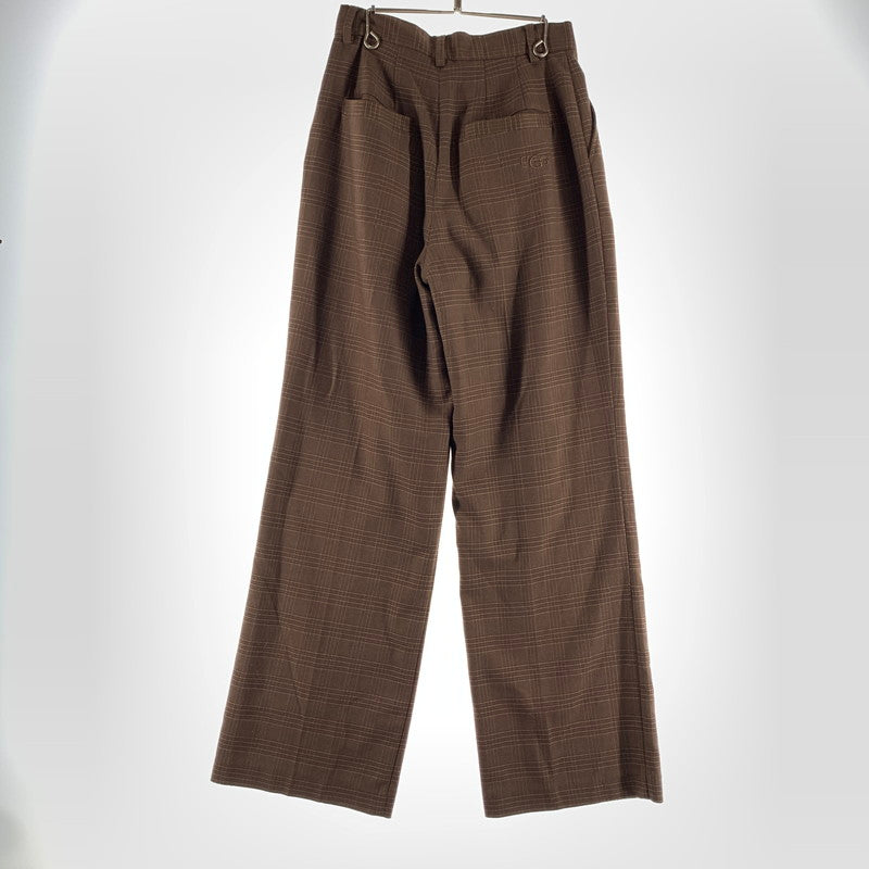 【中古品】【レディース】 UGG アグ SET UP セットアップ BROWN.CHECK/SIZE:M/W ジャケット ズボン ※使用感有 170-260909-io-10-fuzh カラー：ブラウンチェック 万代Net店