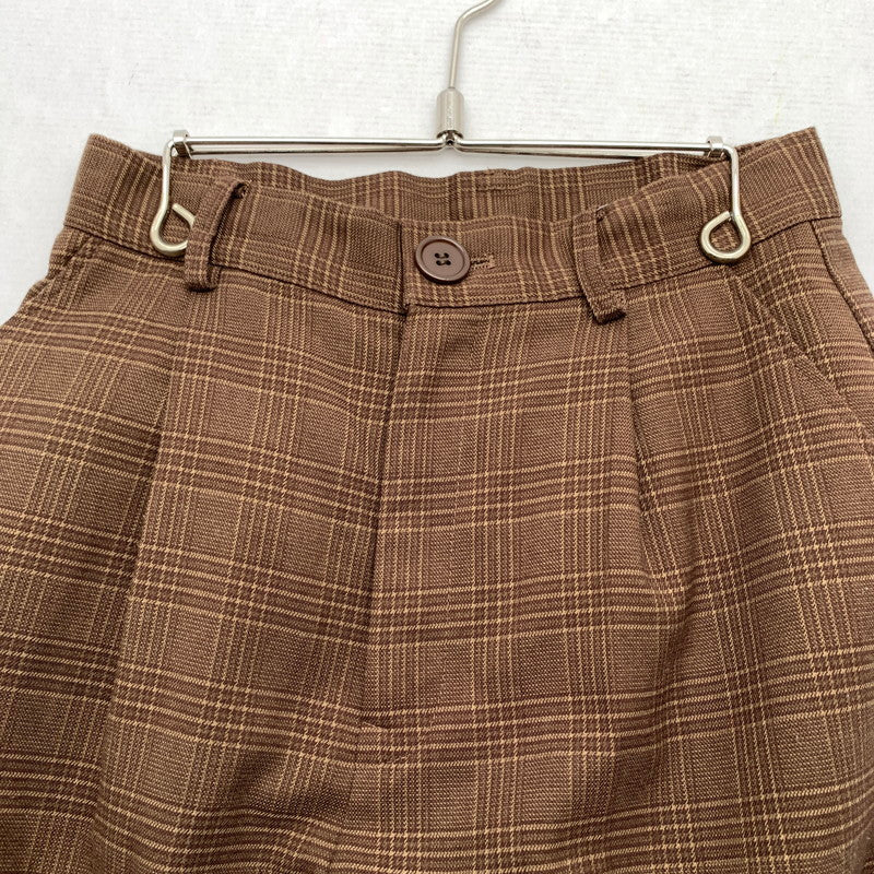 【中古品】【レディース】 UGG アグ SET UP セットアップ BROWN.CHECK/SIZE:M/W ジャケット ズボン ※使用感有 170-260909-io-10-fuzh カラー：ブラウンチェック 万代Net店