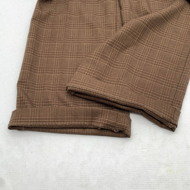 【中古品】【レディース】 UGG アグ SET UP セットアップ BROWN.CHECK/SIZE:M/W ジャケット ズボン ※使用感有 170-260909-io-10-fuzh カラー：ブラウンチェック 万代Net店