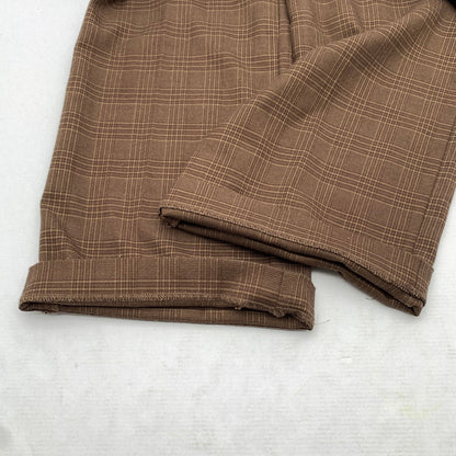 【中古品】【レディース】 UGG アグ SET UP セットアップ BROWN.CHECK/SIZE:M/W ジャケット ズボン ※使用感有 170-260909-io-10-fuzh カラー：ブラウンチェック 万代Net店