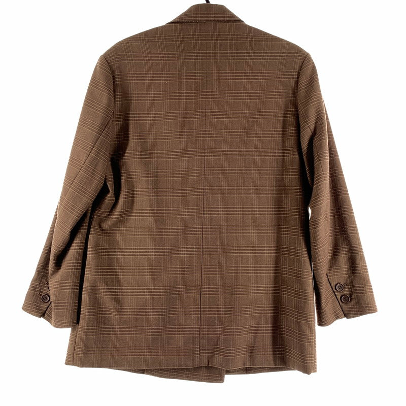 【中古品】【レディース】 UGG アグ SET UP セットアップ BROWN.CHECK/SIZE:M/W ジャケット ズボン ※使用感有 170-260909-io-10-fuzh カラー：ブラウンチェック 万代Net店