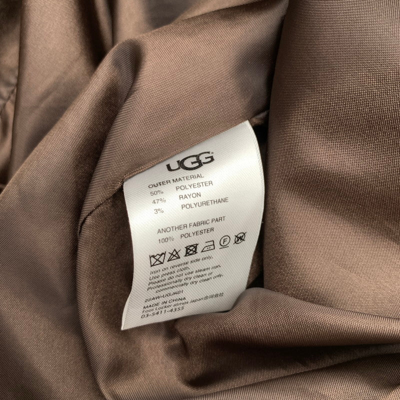 【中古品】【レディース】 UGG アグ SET UP セットアップ BROWN.CHECK/SIZE:M/W ジャケット ズボン ※使用感有 170-260909-io-10-fuzh カラー：ブラウンチェック 万代Net店