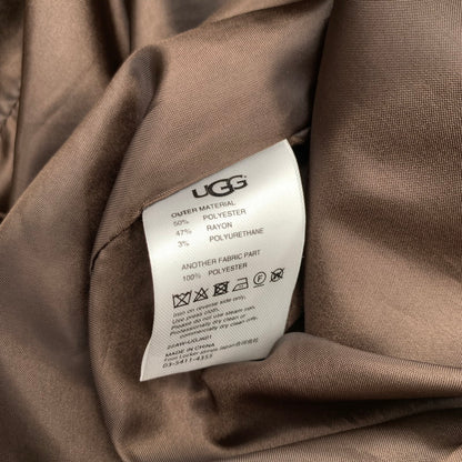 【中古品】【レディース】 UGG アグ SET UP セットアップ BROWN.CHECK/SIZE:M/W ジャケット ズボン ※使用感有 170-260909-io-10-fuzh カラー：ブラウンチェック 万代Net店