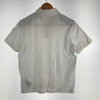 【中古品】【メンズ】 MONCLER モンクレール トップス 半袖 ポロシャツ 古着 141-260817-mh-08-fuzh サイズ：S カラー：ホワイト 万代Net店