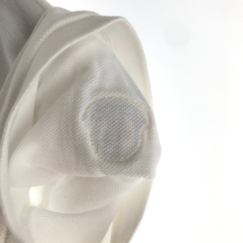 【中古品】【メンズ】 MONCLER モンクレール トップス 半袖 ポロシャツ 古着 141-260817-mh-08-fuzh サイズ：S カラー：ホワイト 万代Net店